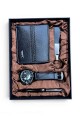 Set Hombre Reloj - Billetera - Lapicera Marron