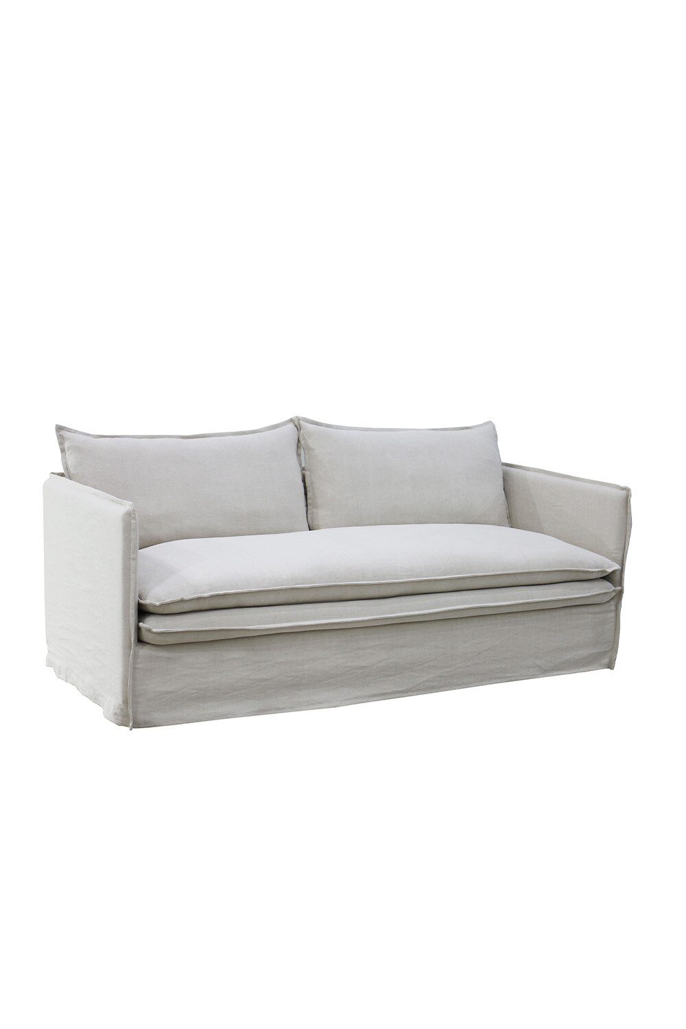 Sofá Dana, 3 Cuerpos Crudo / Natural