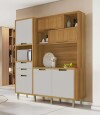 Mueble de Cocina Modular IMPERATRIZ Marron/Gris