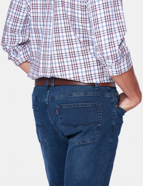 PANTALÓN DE JEAN SKINNY Azul Oscuro