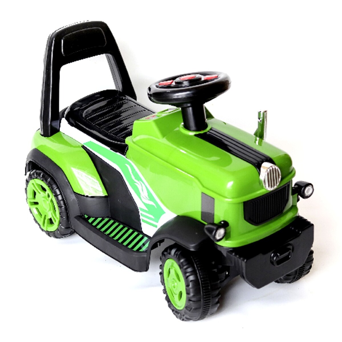 Buggy para Niños Modelo Tractor con Baúl y Sonidos - Verde 
