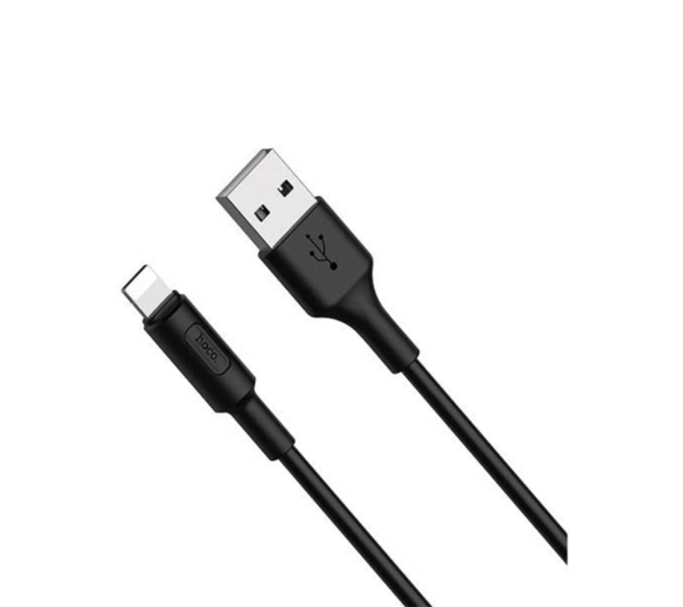Cable de Datos HOCO USB a Lightning Negro 1mt 
