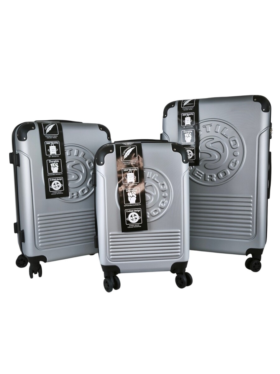 Set valijas ABS - Gris 