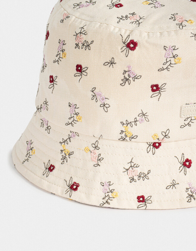 Sombreros Flores Piluso Bordado Florcitas - Estampado Flores