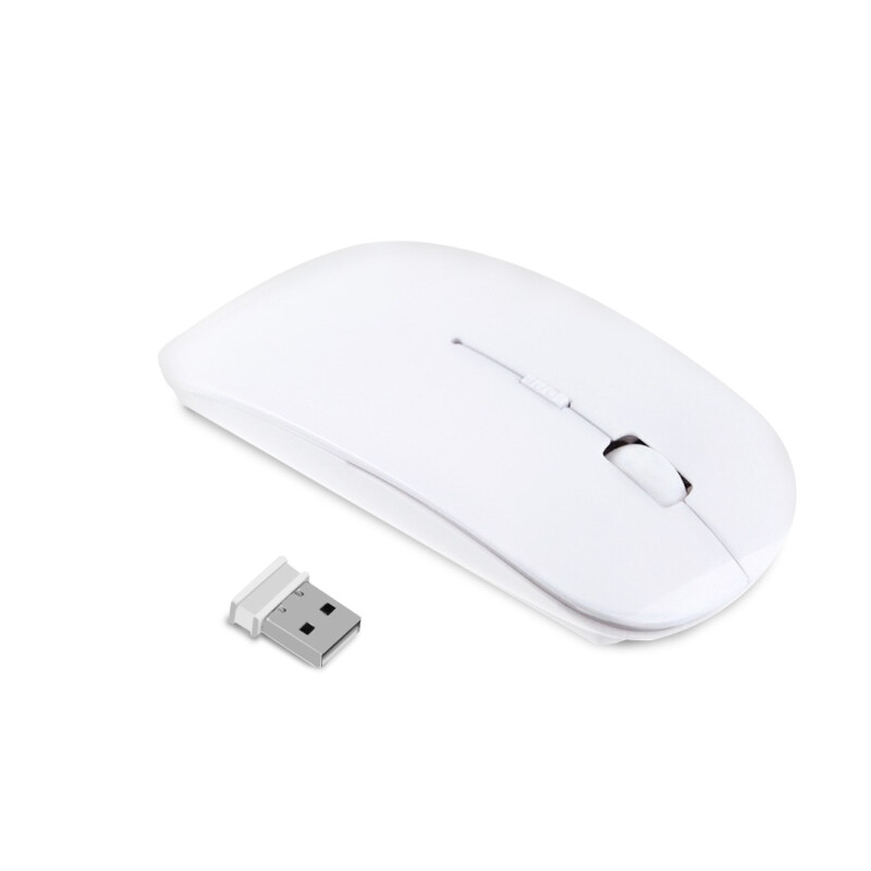 Mouse inalámbrico Tipo Mac USB Blanco Mouse inalámbrico Tipo Mac USB Blanco