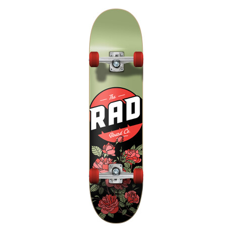 Skate Completo Rad Progressive - Graphic Roses 8.0" - Green Skate Completo Rad Progressive - Graphic Roses 8.0" - Green