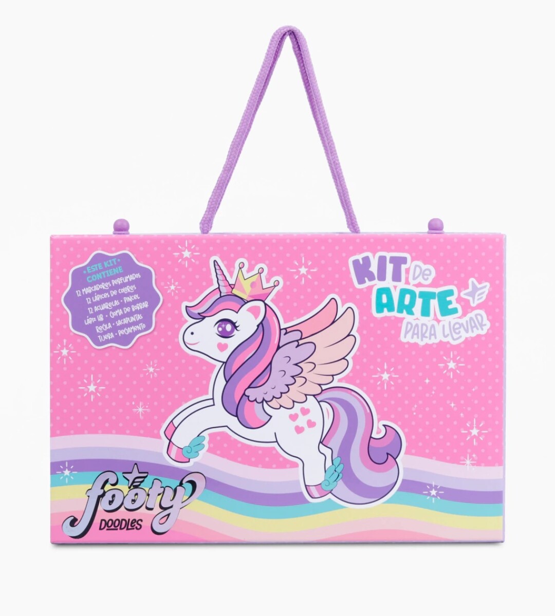 KIT DE ARTE UNICORN LILA - ROSA 