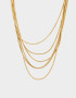 Collares Cortos Premium Silver Cortos - Dorado