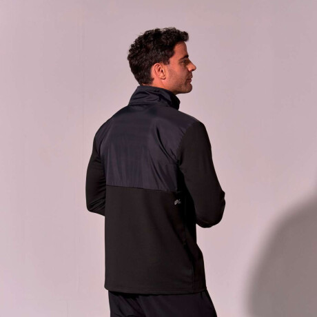 Abrigo Sweat 1/4 Zipper Louis de Hombre Negro