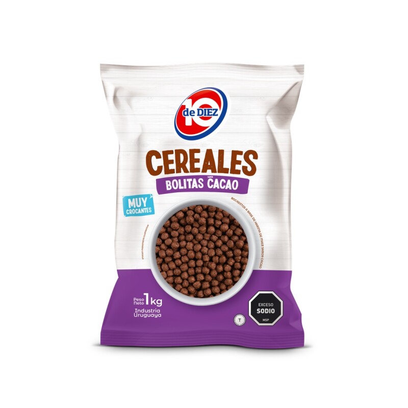 CEREALES DE DIEZ BOLITAS CHOCOLATE 1KG Cereales De Diez Bolitas Chocolate 1kg