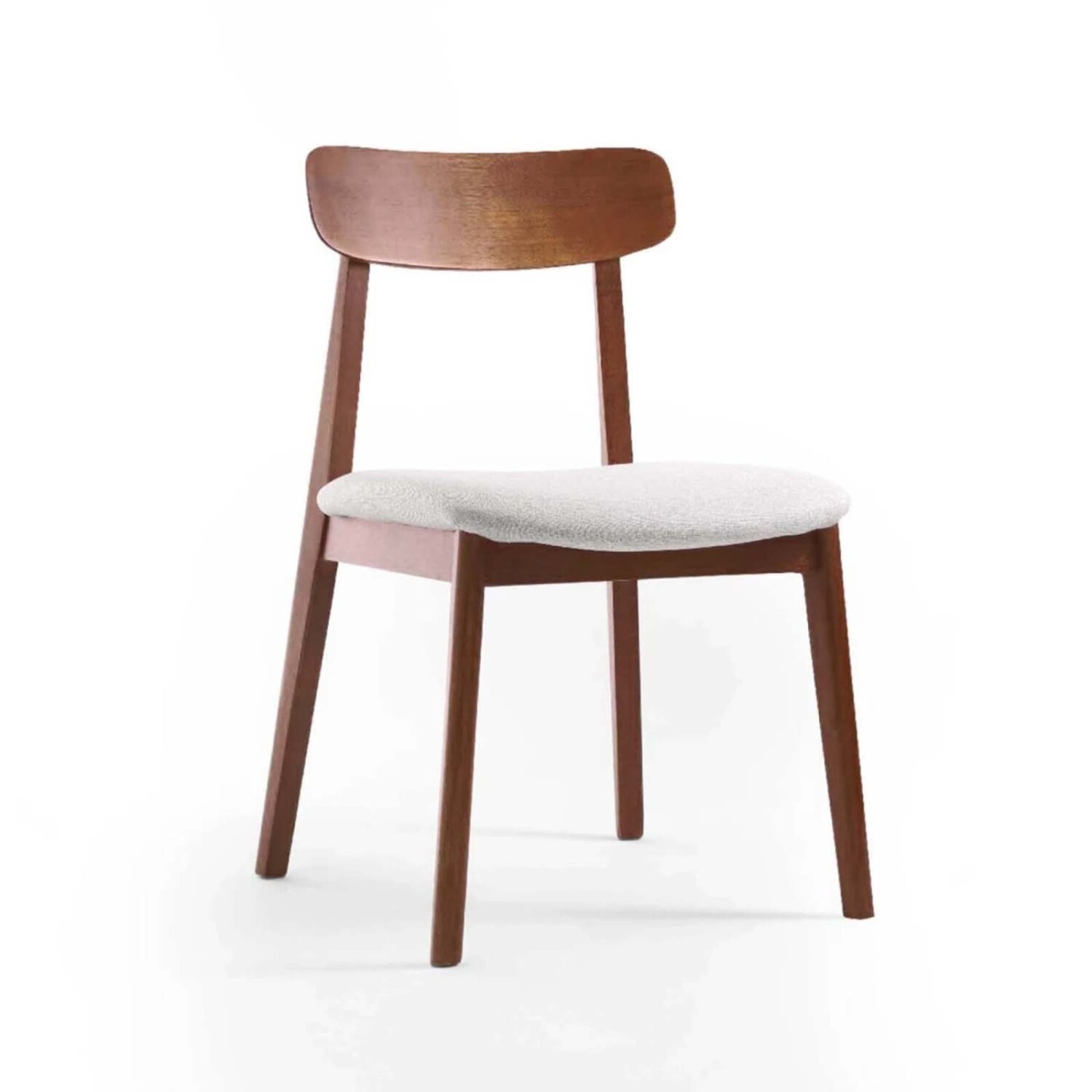 Silla De Comedor En Miniatura 1:12 Para Casa De Muñecas - Modelo De Madera Blanca - Accesorio Decorativo Para Jardines Miniatura Y Vitrinas - Tamaño 8.5x4.5x4 Cm
