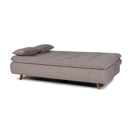 Sofá Cama Maira - Tela Microfibra 10287 (Tostado)