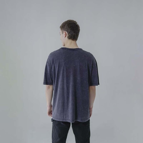 Remera Pulau Boxy PP Negro