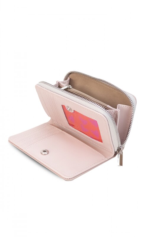 BILLETERA MALU MAUVE ROSA Y CEMENTO