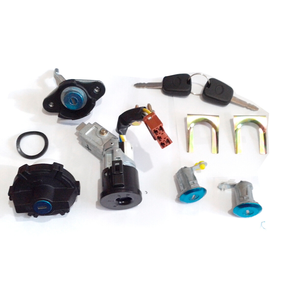LLAVE CONTACTO ARRANQUE BYD KIT CILINDROS PUERTA COMBUSTIBLE BAUL F0 - 