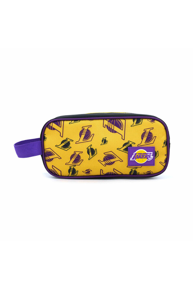 Cartuchera Los Angeles Lakers NBA - Negro 