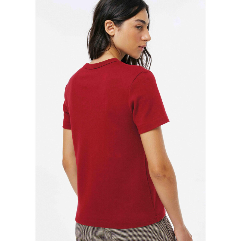 CAMISETA MM FEM VERMELHO ESCURO