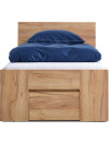 Estructura cama 90x200 LIMFJORDEN 3 cajones roble Estructura cama 90x200 LIMFJORDEN 3 cajones roble
