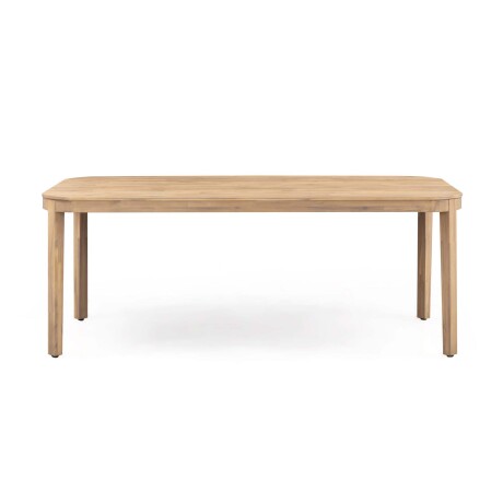 SET DE COMEDOR MADERA-ACACIA NATURAL-BEIGE CRUZ