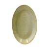 BANDEJA CERAMICA VERDE 35X22.5CM Unica