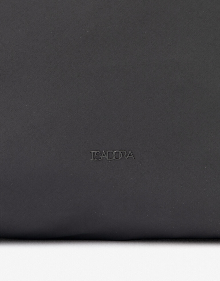 Saca Nylon Cartera Saca En Material Reciclado - Negro