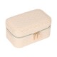 Organizador de joyas beige