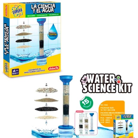 Juego La Ciencia y el Agua Didacta purifica y reutiliza 001