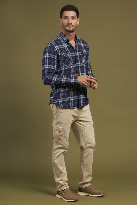 CAMISA ACUIA POLANCO Navy