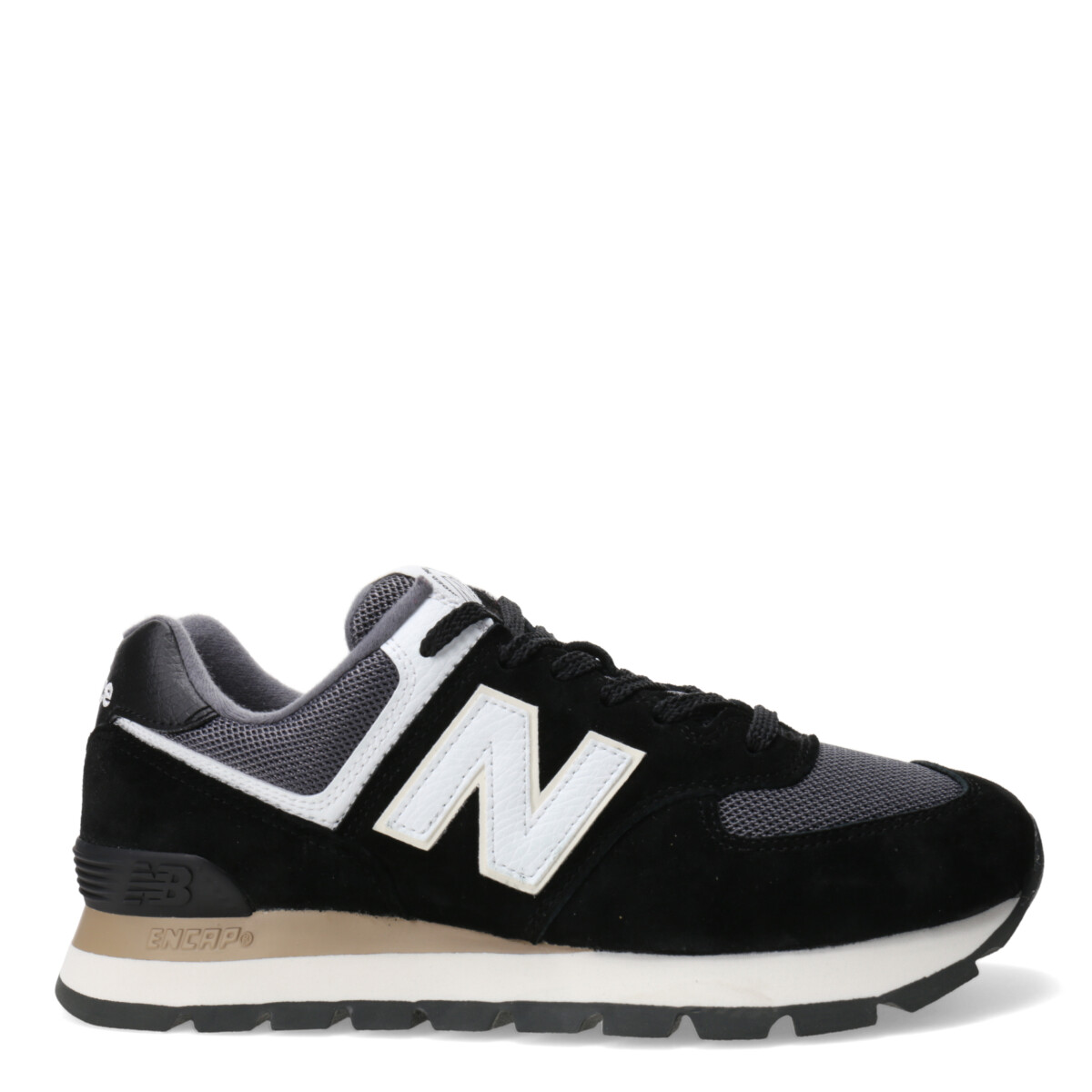 Championes de Hombre New Balance 574 New Balance - Negro - Blanco 