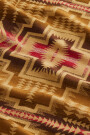 Manta Jacquard Fringed Azul