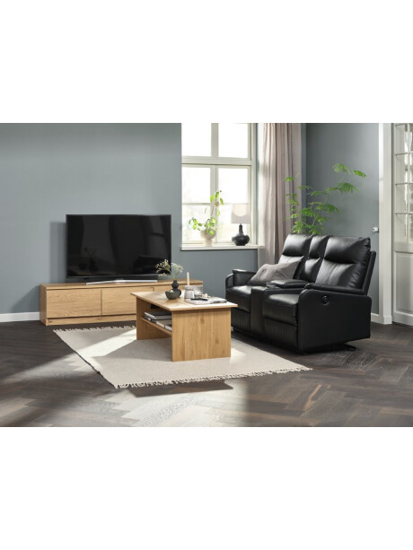 Mueble TV LIMFJORDEN 2 cajones 1 puerta roble Mueble TV LIMFJORDEN 2 cajones 1 puerta roble