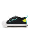 Championes Infantiles Batman BATMAN FOREVER lona 2 velcros Negro - Amarillo - Verde