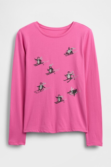 Remera Gráfico Niña Standout Pink