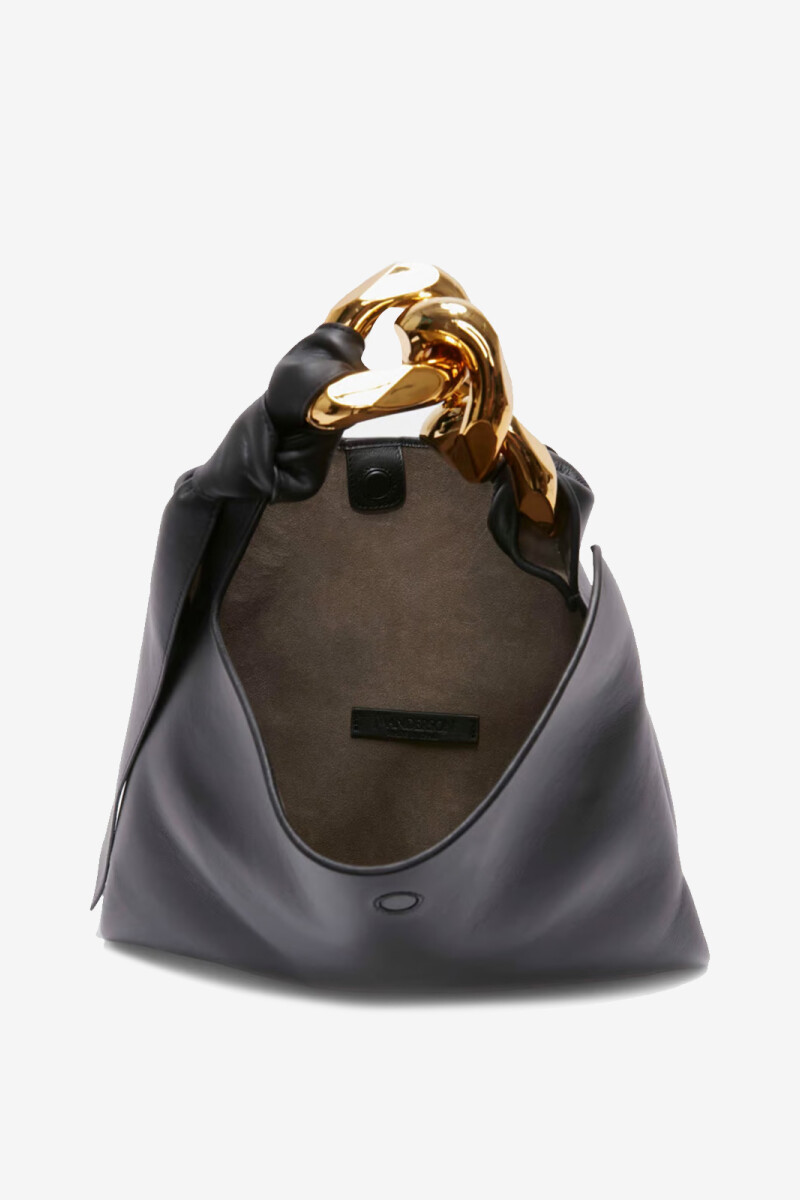 BOLSO SMALL CHAIN HOBO Negro