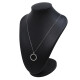 Colgante oro 18k blanco y brillantes Colgante oro 18k blanco y brillantes