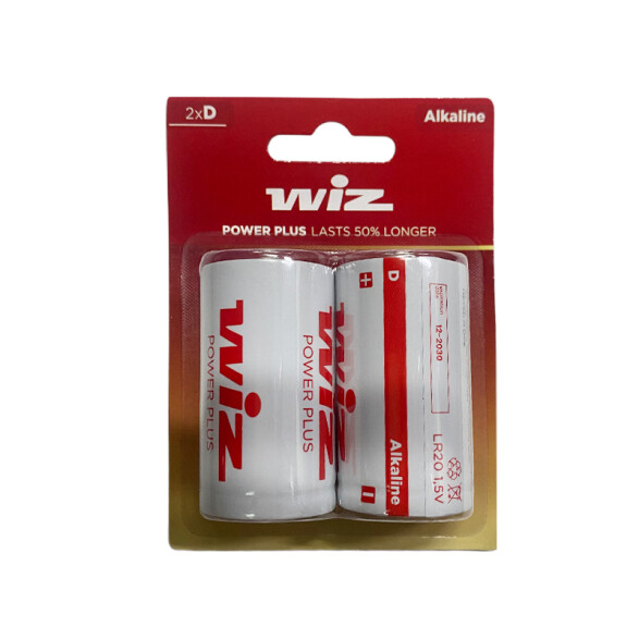 Pila alcalina D 1,5V 11000mAh. Precio por pila WZ0106