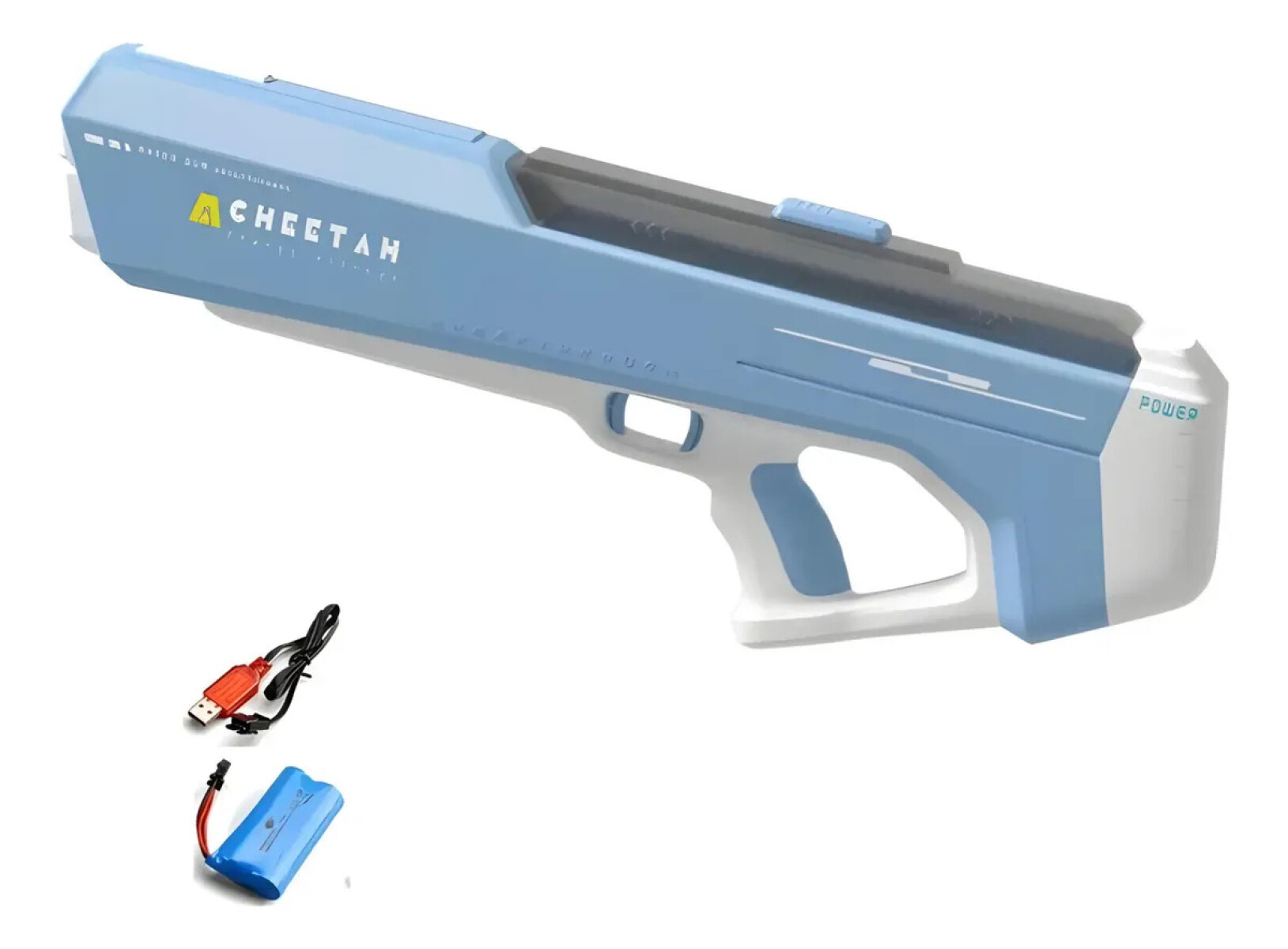 Pistola De Agua Eléctrica Automática a batería - Azul 
