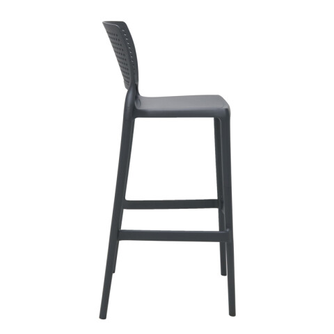 Silla residencial alta grafito 75cm. "SAFIRA" -TRAMONTINA TD0679