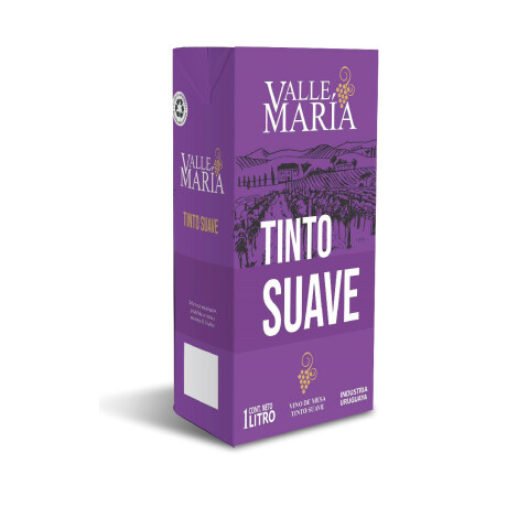 VINO VALLE MARIA 1LT TINTO SUAVE VINO VALLE MARIA 1LT TINTO SUAVE