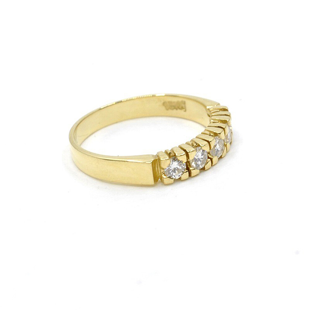 Anillo En Oro 18K Con Brillantes Anillo En Oro 18K Con Brillantes