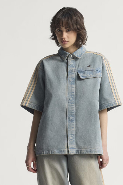 CAMISA PREMIUM ESSENTIALS DENI Celeste