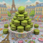 4 Macarons de Pistacho 4 Macarons de Pistacho