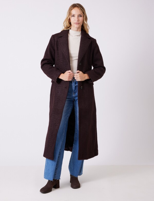 Tapado Largo Boucle MARRON