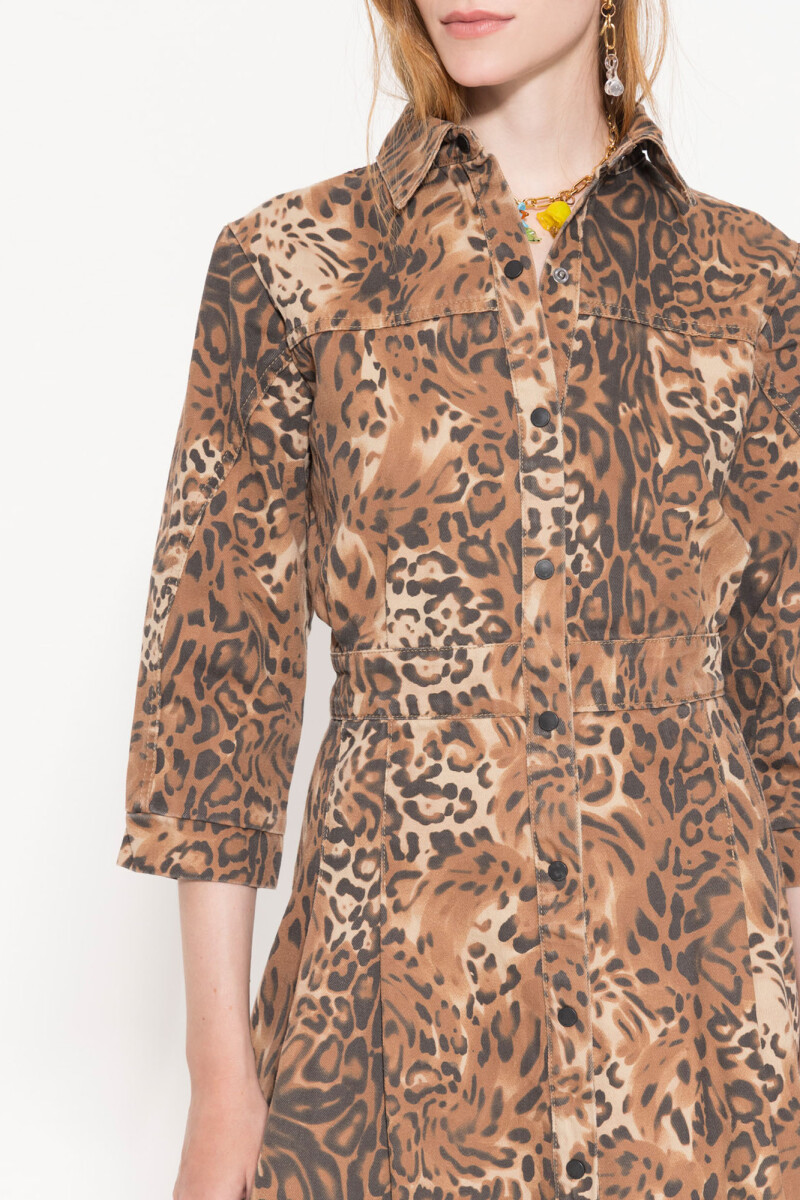 VESTIDO ANIMAL Leopardo