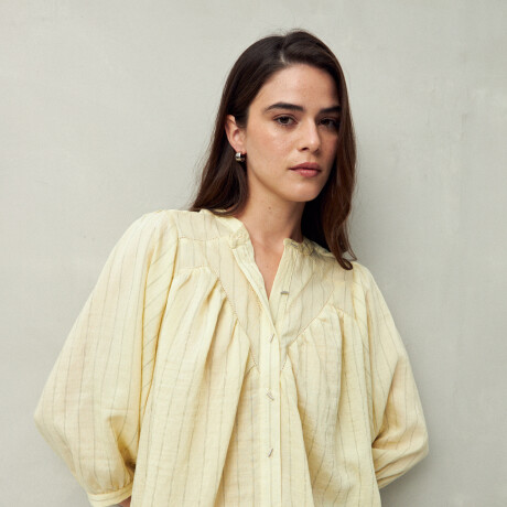 CAMISA ANTON AMARILLO PASTEL