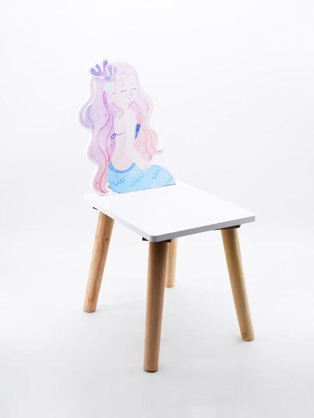 SILLA COLA SIRENA BLANCO
