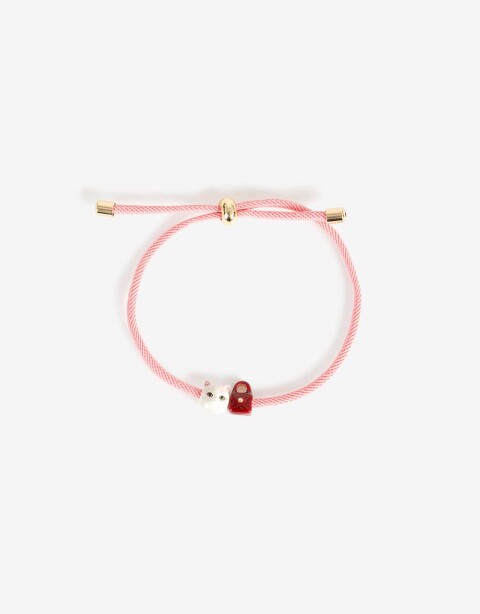 Pulseras Flexibles Metal Pulsera Multicharm Bañado En Oro - Dorado
