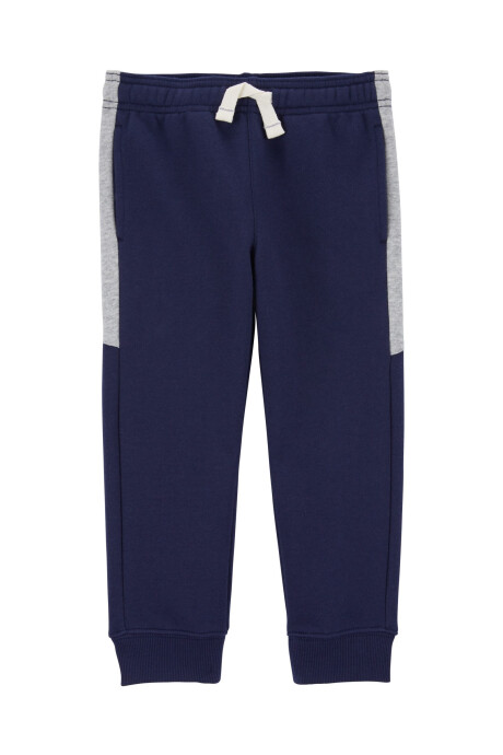 Pantalón deportivo de algodón, con franjas laterales Sin color