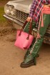 Medium All Season Bag Fucsia / Chocolate
