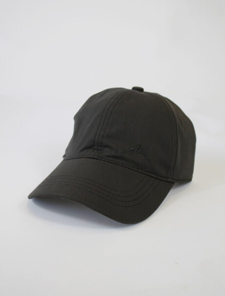 Gorro con Visera Algodón Gris Oscuro
